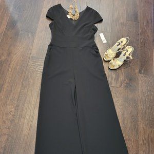 NWT Donna Morgan Black Jumpsuit Size 8